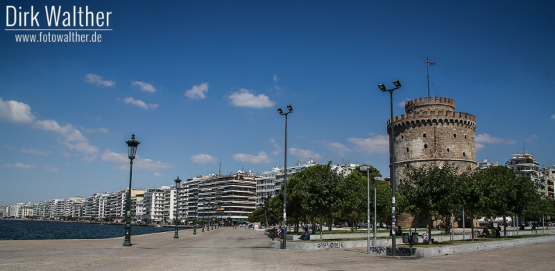 Thessaloniki - Promenade mit dem weißen Turm